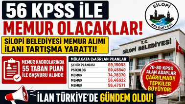 56 KPSS Puanıyla Memur Adayları Mülakata Çağrıldı! Silopi Belediyesi İlanı Tartışma Yarattı