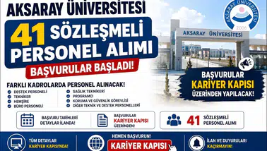 Aksaray Üniversitesi 41 Sözleşmeli Personel Alımı Yapacak! Başvurular Kariyer Kapısı’ndan