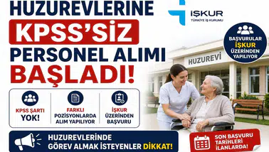 Huzurevlerine KPSS'siz Personel Alımı Başladı! İŞKUR Üzerinden Başvurular Alınıyor