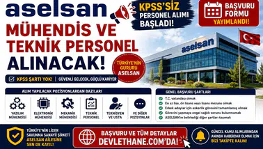 ASELSAN KPSS'siz Personel Alımı Başladı! İş Başvuru Formu Yayımlandı, Mühendis ve Teknik Personel Alınacak