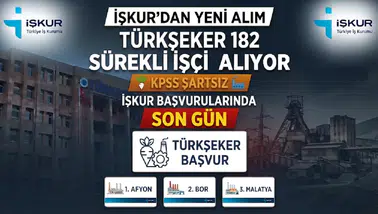 TÜRKŞEKER 182 Sürekli İşçi Alıyor: KPSS Şartı Yok, İŞKUR Başvurularında Son Gün