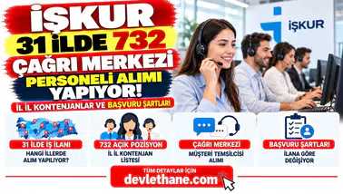 İŞKUR 31 İlde 732 Çağrı Merkezi Personeli Alımı Yapıyor! İl İl Kontenjanlar ve Başvuru Şartları