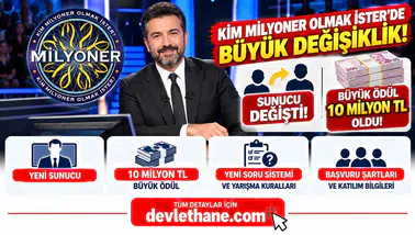 Kim Milyoner Olmak İster'de Büyük Değişiklik! Sunucu Değişti, Büyük Ödül 10 Milyon TL Oldu