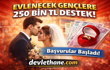 Evlenecek Gençlere 250 Bin TL Destek! Bakan Göktaş Duyurdu, Başvurular Başladı