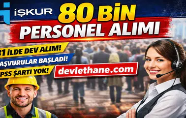 İŞKUR 80 Bin Personel Alımı Yapacak mı? 81 İlde Dev İstihdam Fırsatı Başladı!
