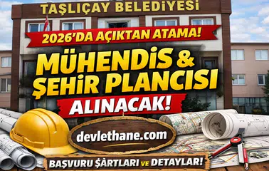 Taşlıçay Belediyesi Mühendis ve Şehir Plancısı Alımı Yapacak! Başvuru Şartları ve Tüm Detaylar