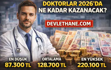 Doktor Ne Kadar Maaş Alır? 2026 Doktor Maaşları Belli Oldu