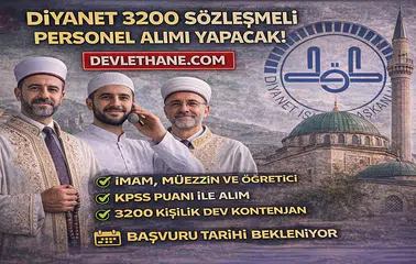 Diyanet 3200 Sözleşmeli Personel Alımı Yapacak! İmam, Müezzin ve Öğretici Kadroları Geliyor