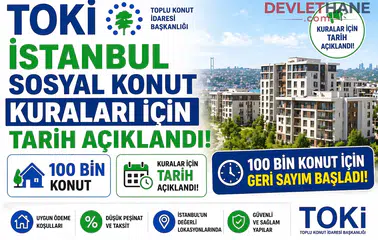 TOKİ İstanbul Sosyal Konut Kuraları İçin Tarih Açıklandı! 100 Bin Konut İçin Geri Sayım Başladı
