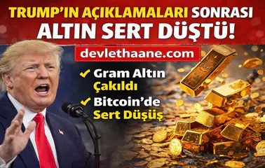 Trump’ın Açıklamaları Sonrası Altın Çakıldı! Piyasalarda Deprem Etkisi