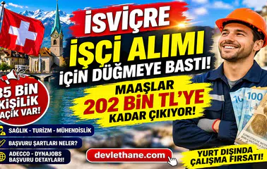 İsviçre İşçi Alımı İçin Harekete Geçti! Maaşlar 202 Bin TL’ye Kadar Yükseliyor, 85 Bin Açık Var