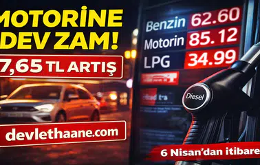 Motorine 7,65 TL Zam Geliyor 6 Nisan’dan İtibaren Fiyatlar Uçacak