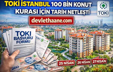 TOKİ İstanbul 100 Bin Konut Kurası İçin Tarih Netleşti