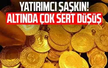 Altın Fiyatları Resmen Çakıldı! Gram Altında Sert Düşüş: Yatırımcı Şaşkın