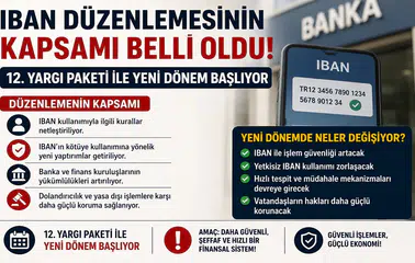 IBAN Düzenlemesinin Kapsamı Belli Oldu! 12. Yargı Paketi ile Yeni Dönem Başlıyor