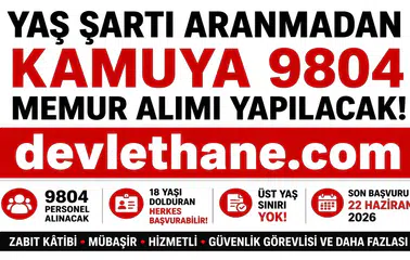 Adalet Bakanlığı'ndan Yaş Sınırı Olmadan 9 Bin 804 Personel Alımı! Başvurular 22 Haziran'a Kadar Devam Ediyor