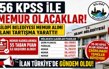 56 KPSS Puanıyla Memur Adayları Mülakata Çağrıldı! Silopi Belediyesi İlanı Tartışma Yarattı