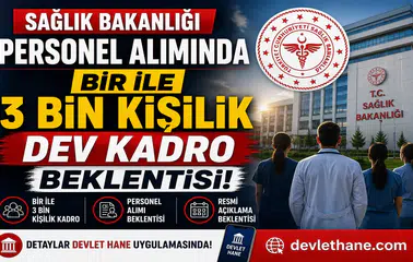 Sağlık Bakanlığı Personel Alımında Bir İle 3 Bin Kişilik Dev Kadro Beklentisi!