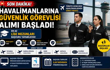 Havalimanlarına Güvenlik Görevlisi Alımı Başladı! En Az Lise Mezunları Başvuru Yapabilecek