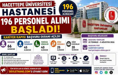 Hacettepe Üniversitesi Hastanesi 196 Personel Alımı Başladı! Kariyer Kapısı Başvuru Ekranı Açıldı