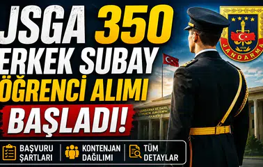 JSGA 350 Erkek Subay Öğrenci Alımı Başladı! Başvuru Şartları, Kontenjan Dağılımı ve Tüm Detaylar