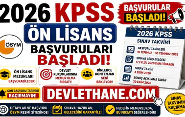 2026 KPSS Ön Lisans Başvuruları Başladı! Son Başvuru Tarihi ve Sınav Takvimi Açıklandı