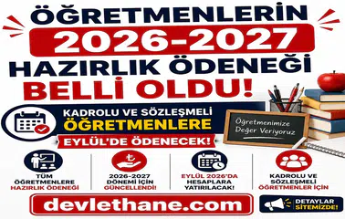 Öğretmenlerin 2026-2027 Hazırlık Ödeneği Belli Oldu: Kadrolu ve Sözleşmeli Öğretmenlere Eylül’de Ödenecek
