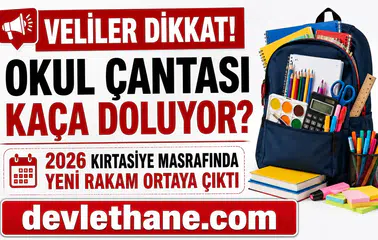 Veliler Dikkat! Okul Çantası Kaça Doluyor? 2026 Kırtasiye Masrafında Yeni Rakam Ortaya Çıktı