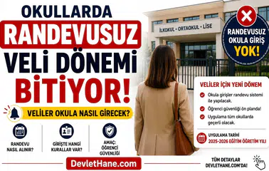 Okullarda Randevusuz Veli Dönemi Bitiyor: Veliler Okula Nasıl Girecek?