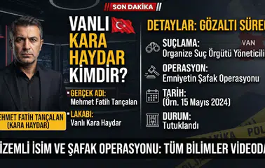 Vanlı Kara Haydar Kimdir? Mehmet Fatih Tançalan’ın Gerçek Adı, Mesleği ve Gözaltı Süreci