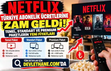 Netflix Türkiye Abonelik Ücretlerine Zam Geldi: Temel, Standart ve Premium Paketlerin Yeni Fiyatları