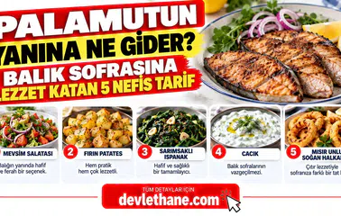 Palamutun Yanına Ne Gider? Balık Sofrasına Lezzet Katan 5 Nefis Tarif