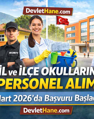 İl ve İlçelerde Okullara Personel Alımı Başlıyor: TYP Başvuruları Mart’ta