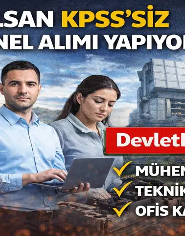 ASELSAN KPSS’siz Personel Alımı Başladı! Çelik Kubbe Projesi İçin Çok Sayıda Personel Alınacak
