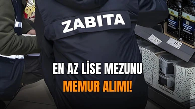 Ehliyeti Olan Yaşadı! Lise Mezunu Zabıta ve İtfaiye Eri Alımı Başlıyor