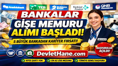 Bankalar Gişe Memuru Alımı Başladı: Mart Sonu Büyük Fırsat, Başvurular Açıldı