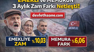 Emekli ve Memur Maaş Zammı 2026: 3 Aylık Enflasyon Farkı Açıklandı!