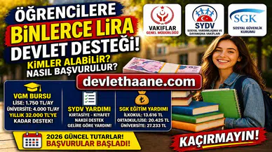 Öğrencilere Binlerce Lira Devlet Desteği! Kimler Alabilir, Başvuru Şartları Neler?