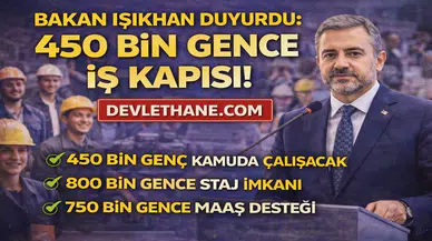 Bakan Işıkhan Duyurdu: 450 Bin Gence İş Kapısı! GÜÇ Programı ile Büyük İstihdam Hamlesi