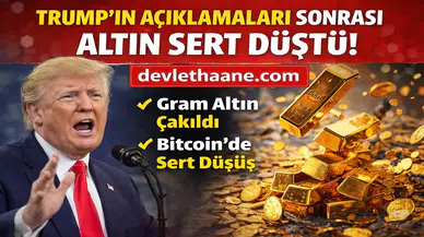 Trump’ın Açıklamaları Sonrası Altın Çakıldı! Piyasalarda Deprem Etkisi