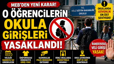 Okullarda Yeni Dönem: Üniformasız Öğrencilere ve Randevusuz Velilere Giriş Kısıtlaması
