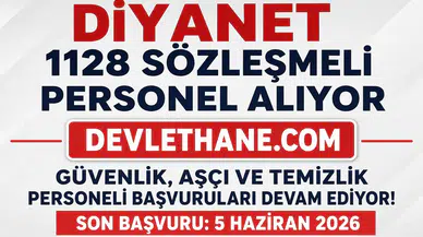 Diyanet İşleri Başkanlığı 1128 Personel Alımı Yapıyor: Güvenlik, Aşçı ve Temizlik Personeli Başvuruları Devam Ediyor