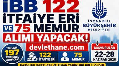 İBB 197 Personel Alımı Başlıyor: 122 İtfaiye Eri ve 75 Memur Alınacak! Başvuru Tarihleri ve Şartlar Açıklandı