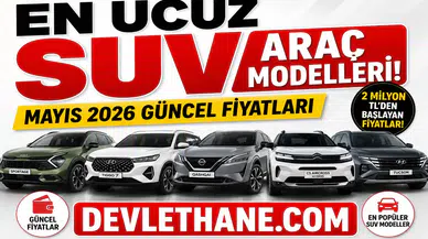 En Uygun Fiyatlı SUV Modelleri Belli Oldu! İşte 2026’nın En Çok Tercih Edilen SUV Araçları ve Güncel Fiyatları