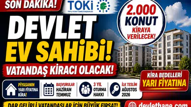 Devlet Ev Sahibi Oluyor: TOKİ 2 Bin Kiralık Sosyal Konut İçin Başvuru Tarihi Açıklandı