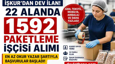 İŞKUR’dan Dev İlan: 22 Farklı Alanda 1592 Paketleme İşçisi Alımı Başladı