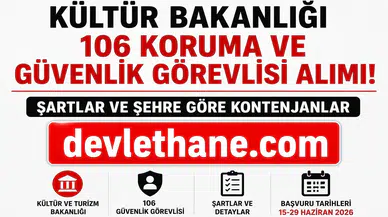 Kültür ve Turizm Bakanlığı 106 Güvenlik Görevlisi Alımı Yapacak! KPSS 60 Puanla Başvuru İmkanı, Mülakat Şartı Yok
