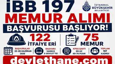 İBB 197 Memur Alımı Başvuruları Başlıyor! 122 İtfaiye Eri ve 75 Memur Alınacak: Başvuru Şartları, KPSS Puanı ve Sınav Takvimi Açıklandı