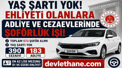 573 Şoför Alımı Yapacak! Yaş Şartı Aranmıyor, Ehliyeti Olanlar İçin Başvurular Başlıyor