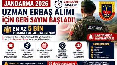 Jandarma 2026 Uzman Erbaş Alımı İçin Geri Sayım Başladı! En Az 5 Bin Personel Alımı Bekleniyor